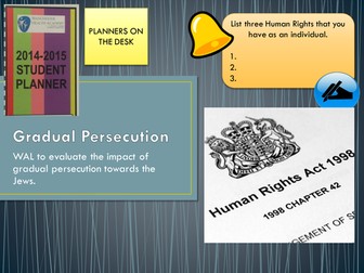 Holocaust: Gradual Jewish Persecution 