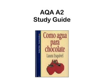 A2 - Como Agua Para Chocolate study booklet 
