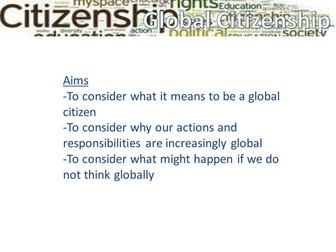 Being a Global Citizen