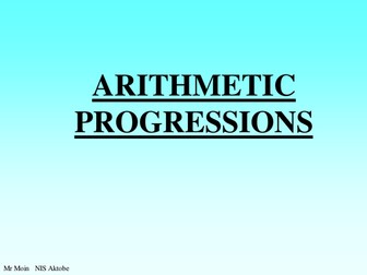 Progressions Presentation