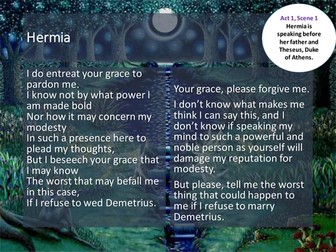 A Midsummer Night's Dream SoW