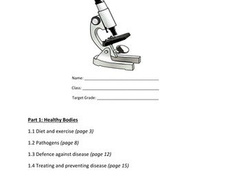AQA Core B1 Workbook Part 1 Healthy Living