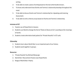 Private Peaceful - Y7