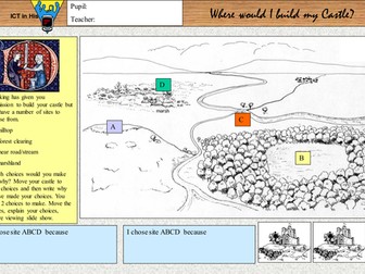 Various Castle resources, attack, defence, development and decline. Lesson starters