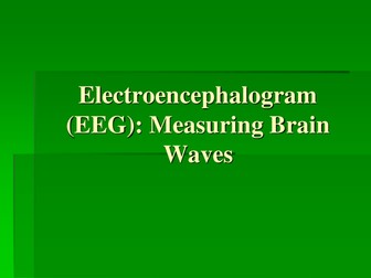 Electroenceplogram AS level