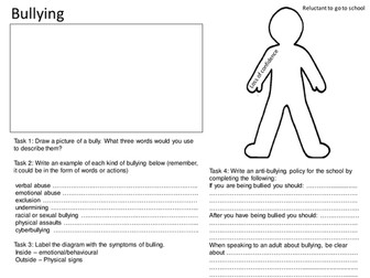 Bullying Worksheet