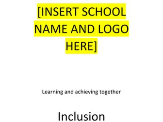 School inclusion booklet