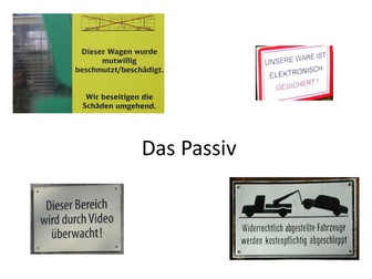 The Passive Voice in German