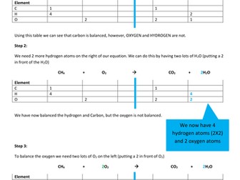Differentiated Combustion Lesson