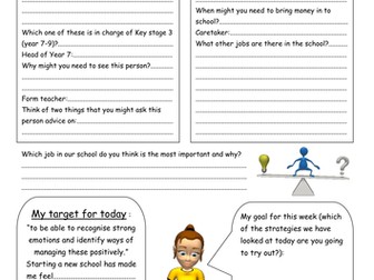 Year 7 Settling in lesson