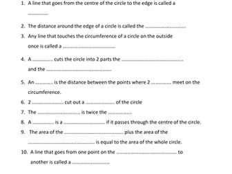 Circle Nomenclature