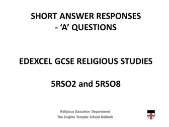 Edexcel GCSE Short Answer 'A' Responses