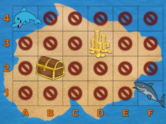 Treasure Map PPT game (co-ordinates starter)