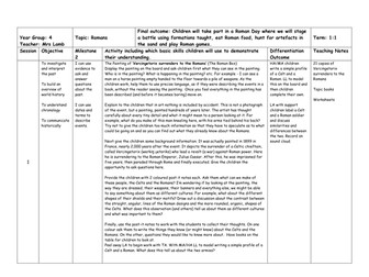 Romans Planning Grid