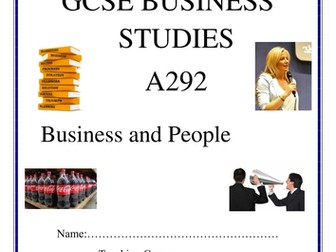 GCSE BUSINESS STUDIES J253 A292 COURSE BOOK