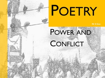 AQA Conflict Cluster All Poem Resource