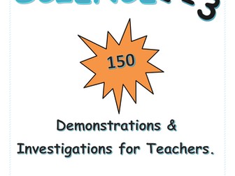 Book 1-3: Memorable and Engaging Demonstrations and Investigations for Science Teachers
