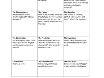 WJEC Romeo and JUliet resources