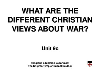 Just War, Holy War and Conscientious Objection