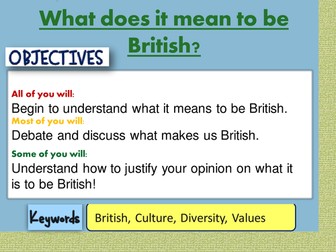 What it means to be British