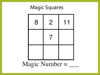 Substitution using magic squares