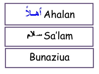 Welcome signs in different languages