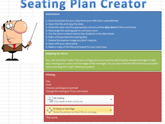 Seating Plan Creator