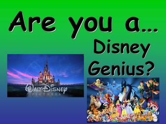 Disney Cryptic Quiz