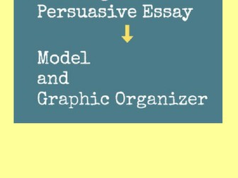 Persuasive Writing--Model and Graphic Organizer