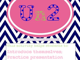 Un2 Icebreaker Writing and Presentation Assignment