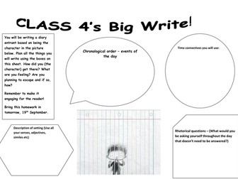 Big Write Prompt / Talk Sheets
