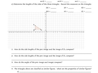 Similarity and Congruence: Guided Notes