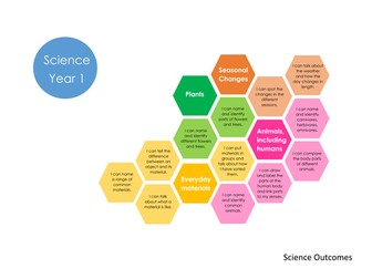 Science "I can" statement honeycombs