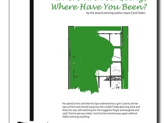 "Where Are You Going,Where Have You Been?"EDITABLE Activities,Tests,AP Style