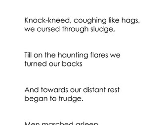 Dulce Et Decorum Est