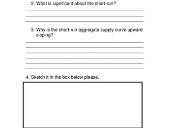 SRAS template for notes AS or IB Economics