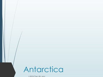 Antarctica Lesson Plan