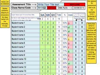 Auto Essay Feedback for 3 question paper GCSE+ALevel A*-U All Subjects