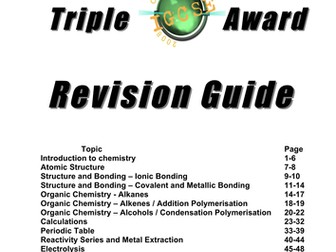 Chemistry IGCSE revision notes