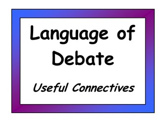 Balanced Argument Vocabulary and Resource Pack