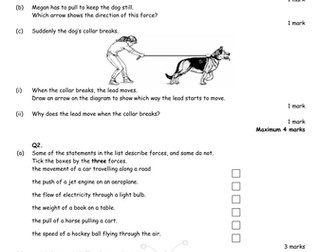 Forces Questions and Answers