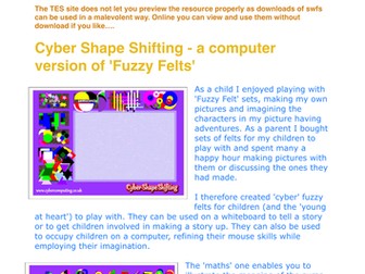 Cyber version of 'Fuzzy Felts'