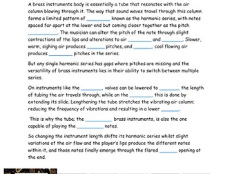 Brass Family Orchestra listening literacy