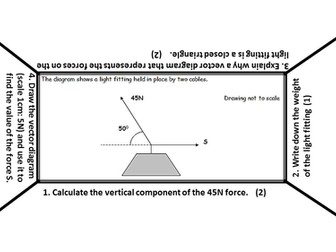 Introduction of equilibrium of two or three coplanar forces  and resolving forces 