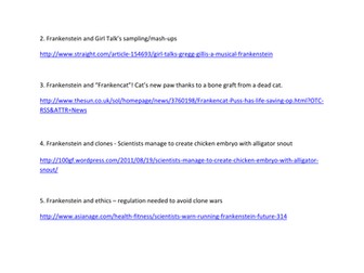 "Frankenstein" (Mary Shelley)