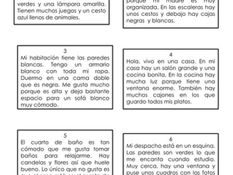 La casa GCSE writing exemplar 