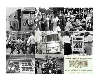 The Non-Violent Campaigns of the African American Civil Rights Movement 1956-1968 Work Booklet