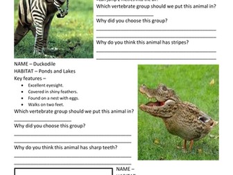 Identifying vertebrate groups