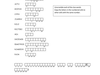 Months of the Year / Birthday Puzzle