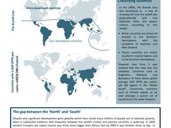 60 Second Guide - Global North / South Divide